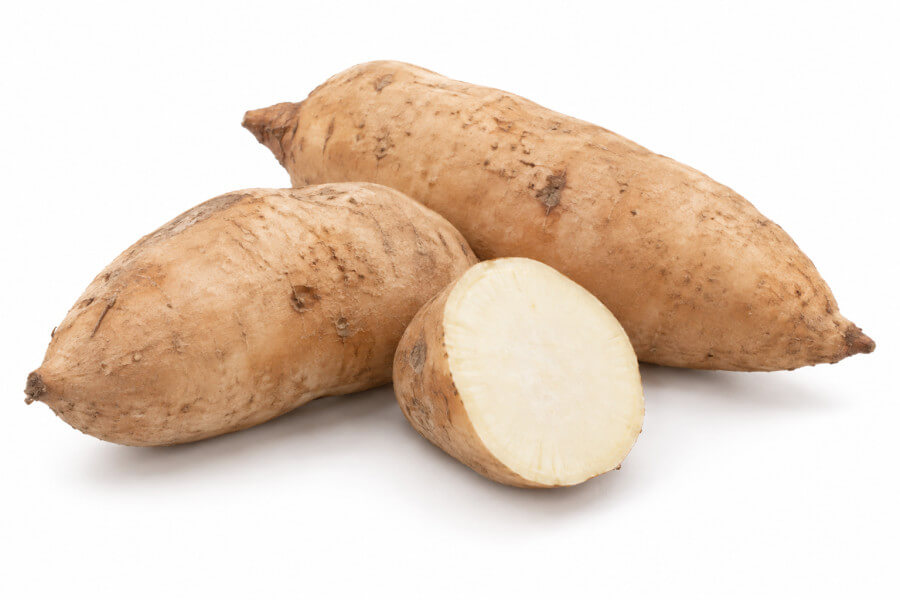 Zoete aardappel wit