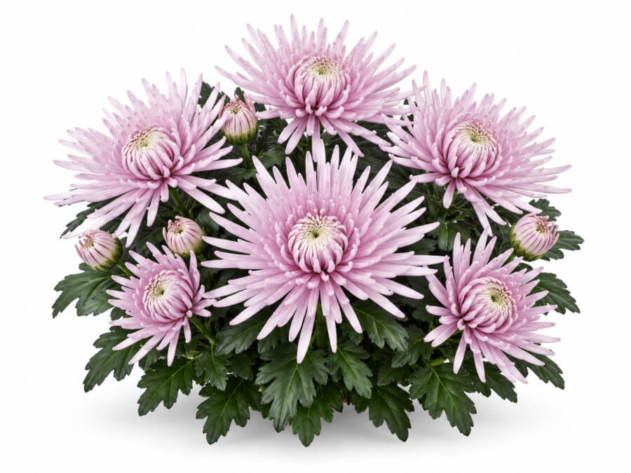 Chrysant spin roze