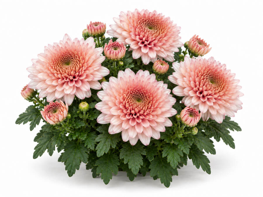 Chrysant tros rose